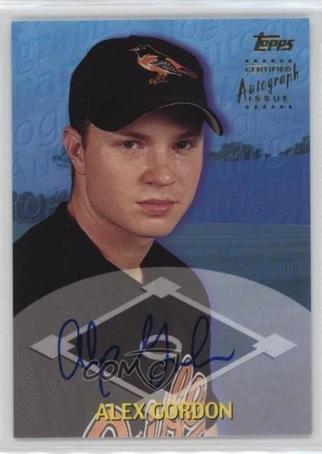 2000 Topps Traded Auto Alex Gordon #TTA21 Rookie Auto RC