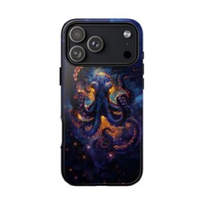 For iPhone / Galaxy / Pixel   Octopus Purple Phone Case