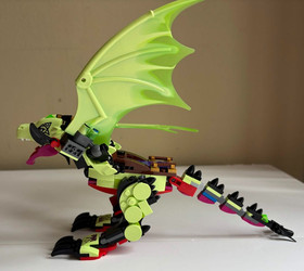 Lego Elves Dragon Lot Light Green Blue Dragon Incomplete Parts Wings 41183 41172