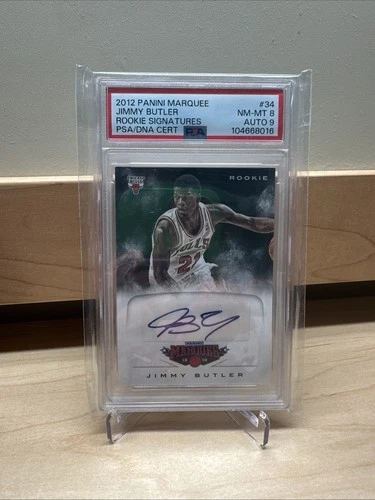 2012-13 Panini Marquee - Jimmy Butler #498 (RC) Rookie Auto PSA 8 Auto 9 