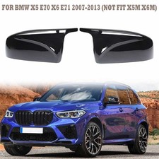 2x M Stil Spiegelkappe Aussenspiegel Gehäuse Kappen Für BMW X5 X6 E70 E71 07~13