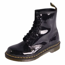 Dr. Martens Boots 1460 8 Hole Enamel Leather Shoes Women's UK5 (24cm Used MOLO-0