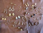 Vintage Costume Jewelry 1980s, 925, Monet, Earrings, Pins