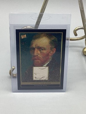 2024 Super Products Pieces of the Past Vincent Van Gogh Hand Written RELIC