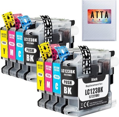 LC123 Tintenpatronen für Brother DCP-J152W DCP-J132W DCP-J172W J4510DW J470DW
