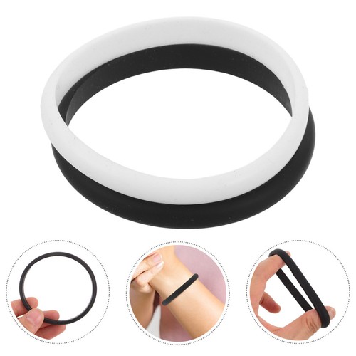 2 Stück Silikon Hand Armbänder Sport Team Armbänder für Veranstaltungen Herren - Bild 3 von 12