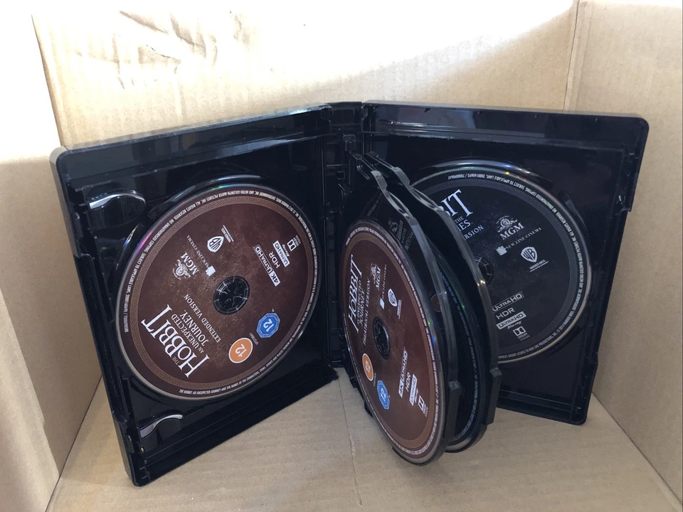 The Hobbit Trilogy [Theatrical and Extended Edition] [4K Ultra HD Blu-ray] 2012 - Image 3 of 3