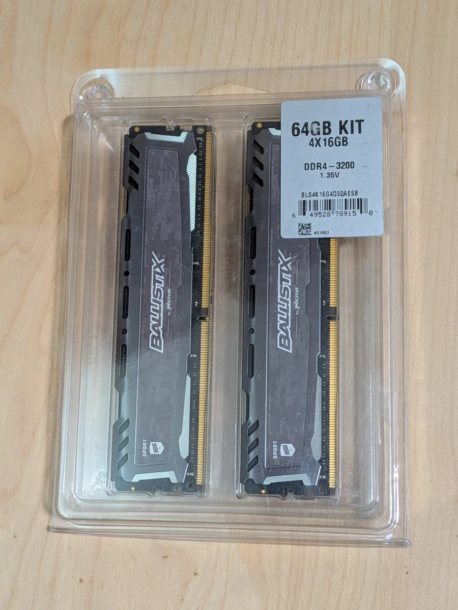 Ballistix DIMM DDR4 SDRAM Memory (RAM) for sale | eBay
