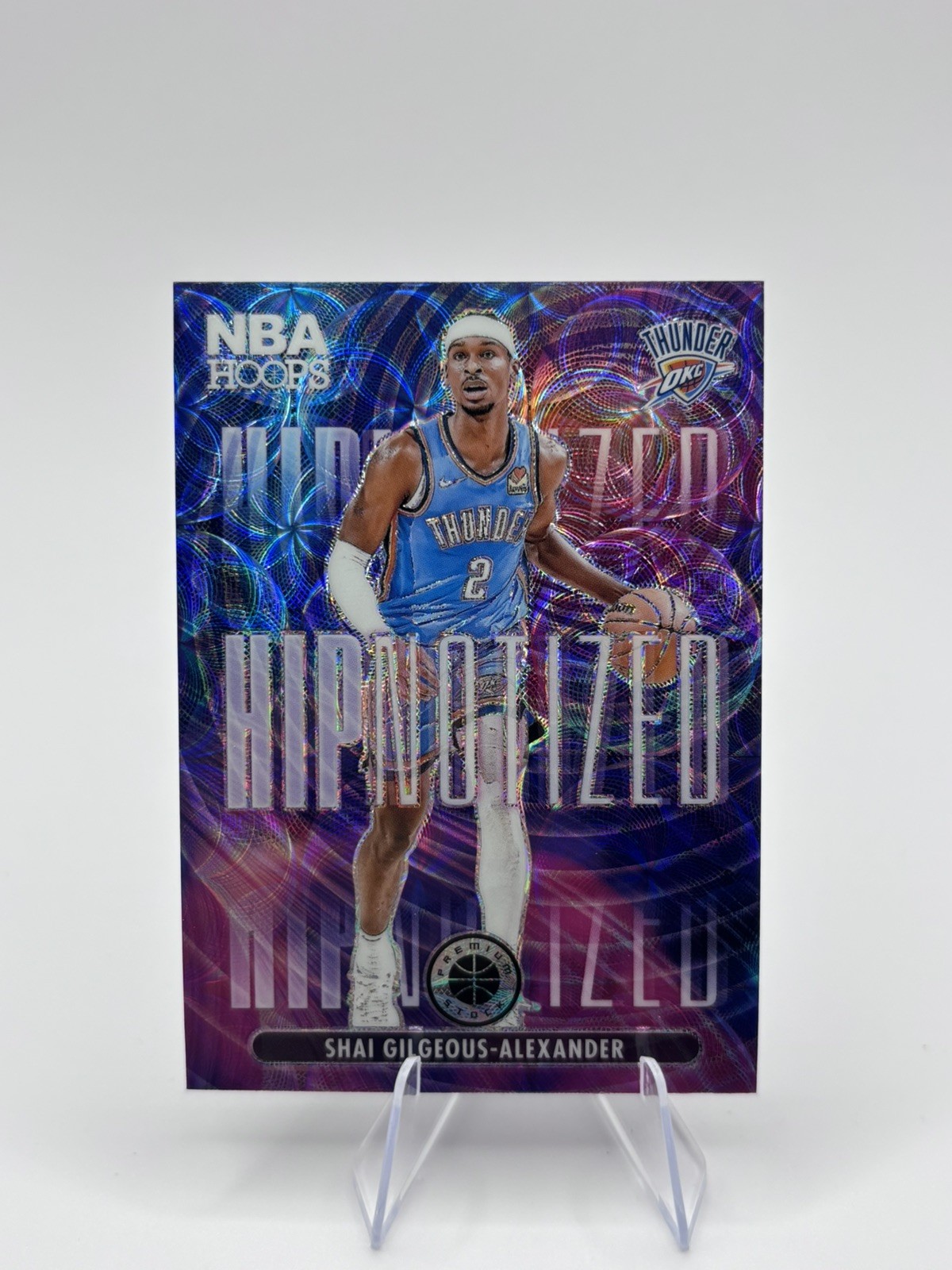 2023-24 NBA Hoops Premium Stock Shai Gilgeous-Alexander Hipnotized SSP Thunder