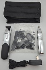 Wahl Groomsman Rechargeable Beard Trimmer Kit w/ Batt Powered Nose Hair Trimmer
