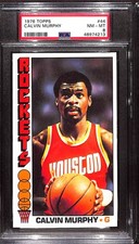 1976 Topps #44 Calvin Murphy PSA 8 NM-MT 48974213 
