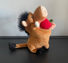 Disney Store Pumbaa Warthog Soft Plush Toy Lion King Pig Apple Small 8.5in