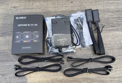 Lian Li UNI FAN SL V2 RGB Controller Hub Only with Cables Accessory Black