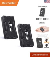 Set of 2 Quick Release Plate Adapter 1/4 Inch