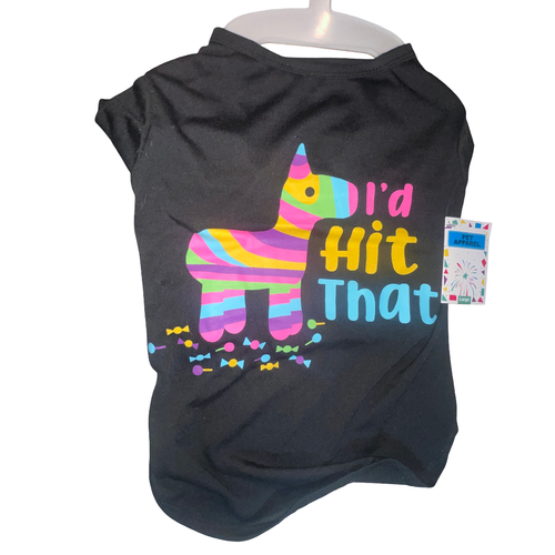 Pet Dog Shirt - "I'D HIT THAT" - Lg - See Listing for Measurements - FUNNY! 10z