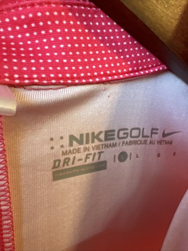 Nike Girls Golf Shirt Size Large Pink With Ruffle Sleeves - Picture 2 of 10