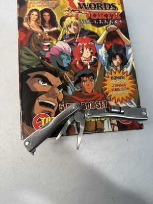 Words Worth Nutech Anime DVD Box Set Vol 1-5 nice condition
