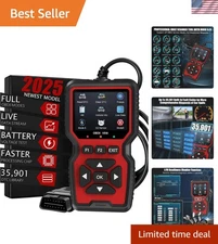Portable Car Diagnostic Scanner: Read & Clear Codes, Live Data & Compact Design