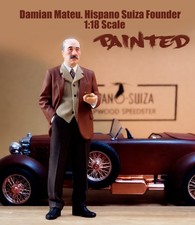 Hispano Suiza H6C Tulipwood Speedster 1924. PEINT Damian Mateu. Échelle 1:18