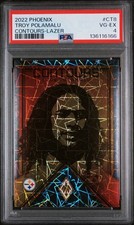 2022 Panini Phoenix - Contours Troy Polamalu #CT-8 Silver Lazer