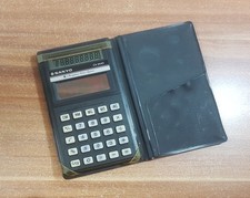 Vecchia calcolatrice Solar Sanyo Amorton Armorphous Solar System CX2540