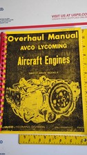  Lycoming Direct Drive Engines Overhaul Manual 320 360 CESSNA PIPER BEECH  1974