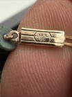 Vintage BTF Signed  Green Turquoise Heishi Bead 14k.Yellow Gold Closure — photo 6
