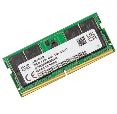 SK Hynix 32GB DDR5 4800MHz SODIMM PC5-4800B RAM Arbeitsspeicher HMCG88MEBSA092N