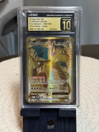 Dragonite EX 106/108 CGC 10 Pristine - XY Evolutions Holo Ultra Rare
