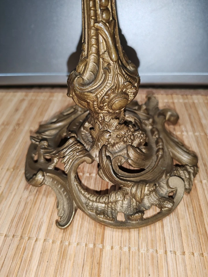 Très Jolis Ancien BOUGEOIR  en Bronze 19 Ème A Saisir  - Photo 2/4