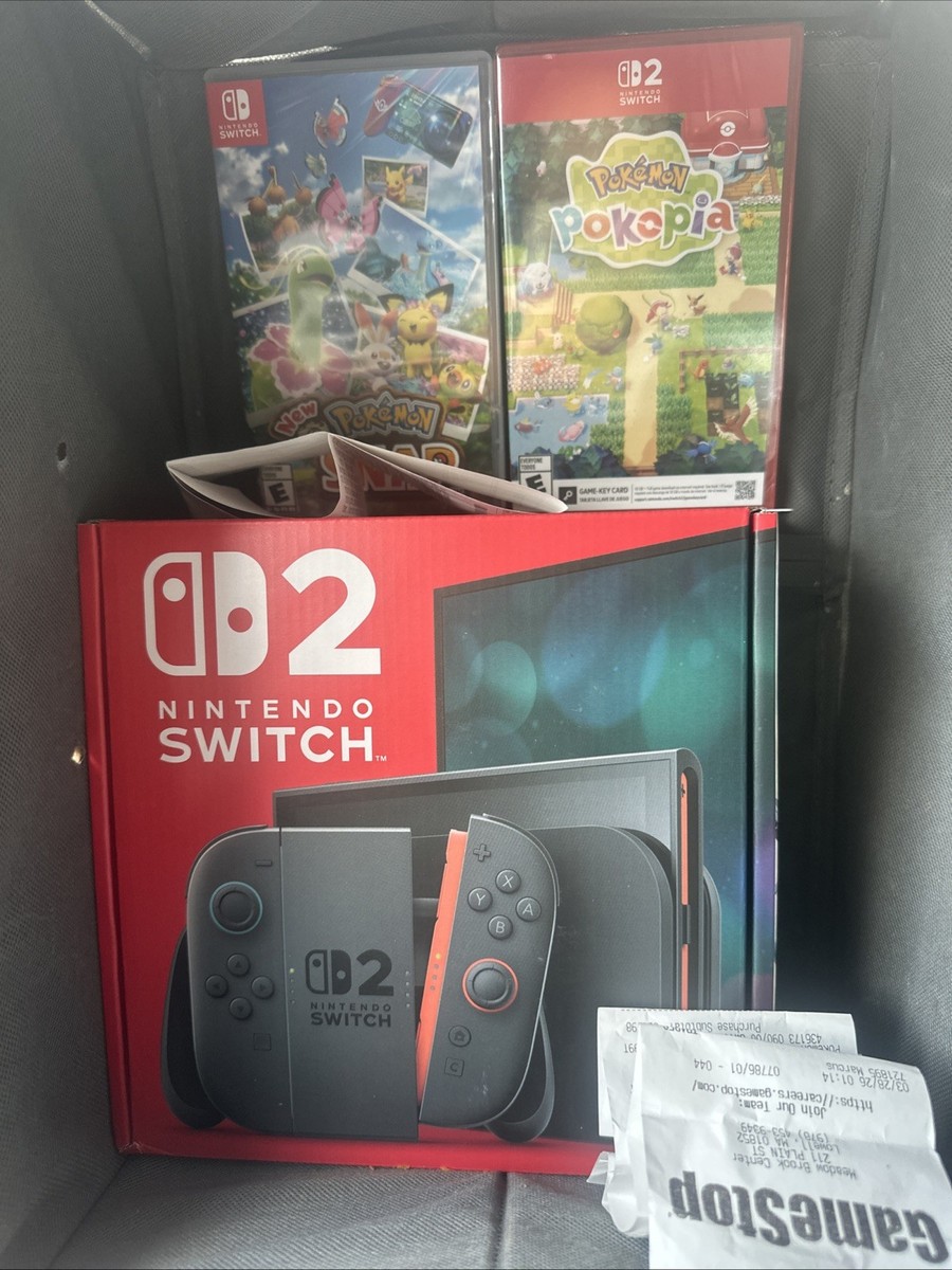 Brand New* nintendo switch 2 console bundle Pokemon Pokopia & New