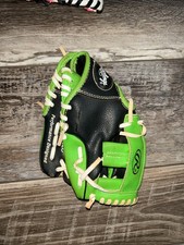 Rawlings Player Series T-Ball Glove PL90LG Black Green LHT right handed