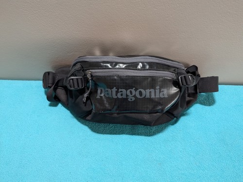 Patagonia Black Hole Waist Pack 5L Black Hip Bum Bag Trail Hiking Travel