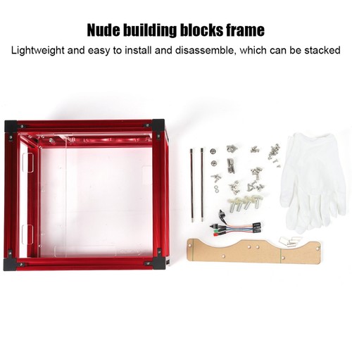 S DIY Open Frame Design ITX Water Cooling Computer PC Case Chassis FY