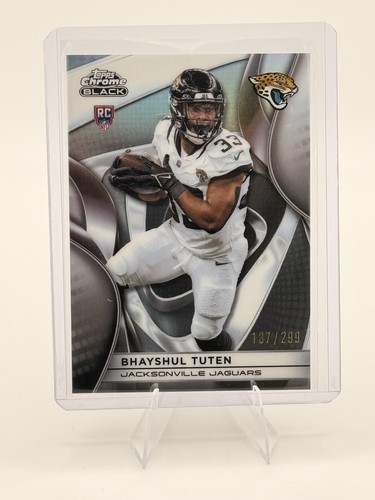 2025 Topps Chrome Black - Bhayshul Tuten #123 Refractor /299 RC