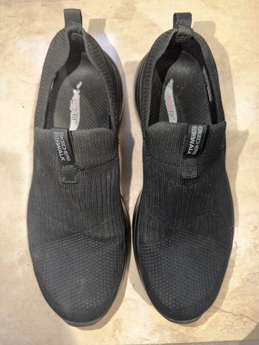 SKECHERS GOwalk Arch Fit Stretch Fit Men's Slip-On Walking Sneakers Black