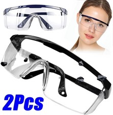 Safety Glasses Clear Anti-Fog Anti-Scratch Work Lab Goggles Eye Protection