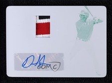2021 Panini National Treasures Printing Plate Cyan 1/1 Daniel Johnson Auto qf8