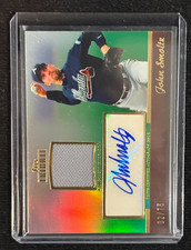 JOHN SMOLTZ 2011 TOPPS TRIBUTE BASEBALL GREEN GU PATCH AUTO /75 BRAVES HOF