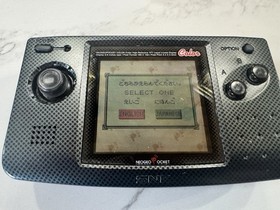 SNK Neo Geo Pocket Color Carbon Black Game Console 1998 Handheld System Japan