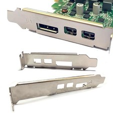 Full High Low Profile Bracket For Dell AMD Radeon RX550 RX640 R9J9P 6J78X Card