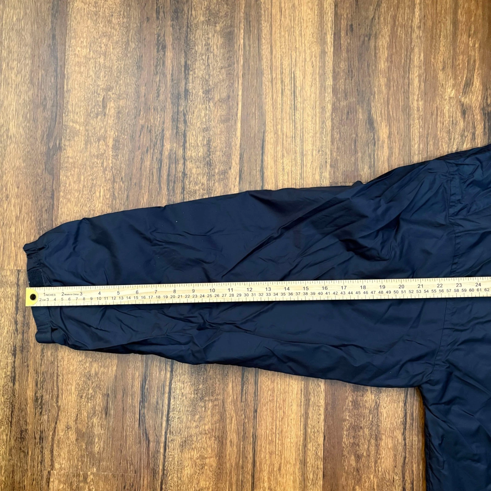 Scream Jackets Men XL Navy Blue Nylon Full Snap Coach Windbreaker Jacket Ocean - product detail image 5