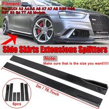 Seitenschweller Sideskirt Erweiterung Für Audi A3/4/5/6/7/8 RS5/6/7 S3/S4 TT