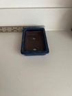 Blue Glazed rectangular VTG Bonsai Pot FREE SHIPPING — photo 4