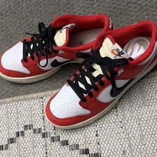 Nike Dunk Low Men's Red/White/Black Low Top Leather chicago split