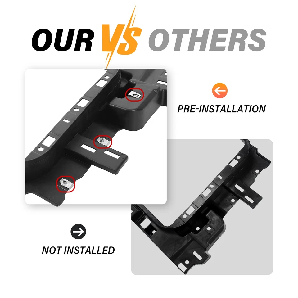 Radiator Support For Chevrolet Silverado 2014-2015 1500 2015-2020 2500/3500HD Foto 3 de 4