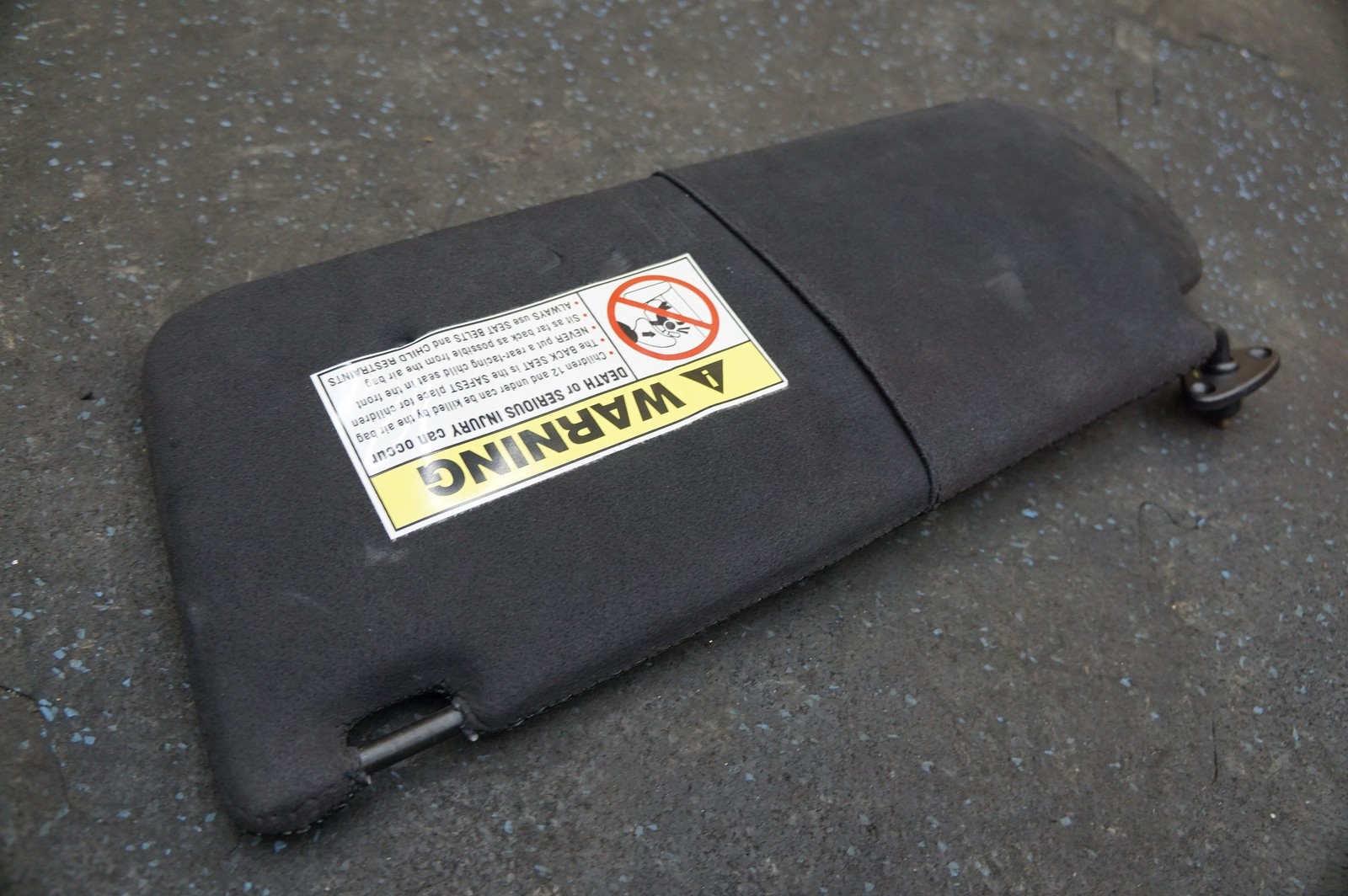 Left Driver Side Sun Visor Black 637545 OEM Ferrari 456 M GT GTA 1998-03