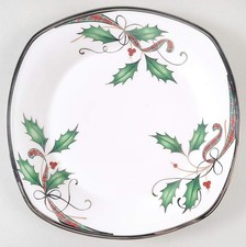 Lenox Holiday Nouveau Platinum Square Accent Luncheon Plate 11507139