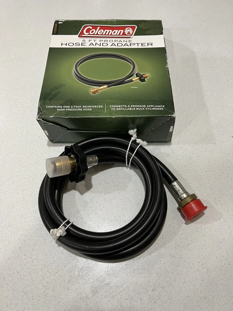 NEW Coleman 5 Ft. High-Pressure Propane Hose and Adapter NIB 76501001884 |  eBay