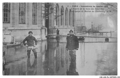 CAR-ACGP6-0434-75 - PARIS - Überschwemmungen vom Januar 1910 - Karteneingang